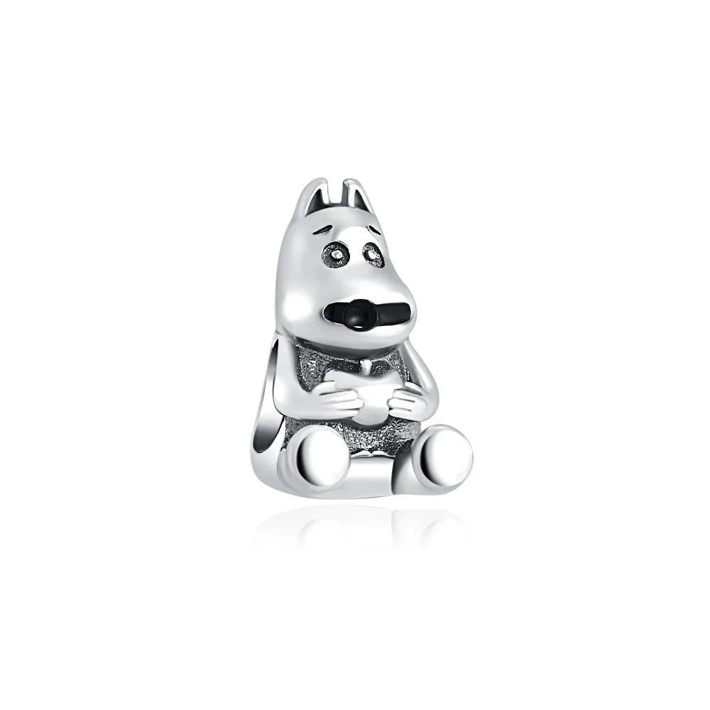 2025 New Miniso Disney Sanrio Beads 925 Silver Stitch Hello Kitty Kuromi Charm Fit Original Bracelet Women DIY Pendant Jewelry