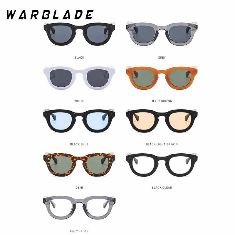Neue Marke Sonnenbrille Nieten Oval Rahmen Dicken Rahmen Persönlichkeit Mode Multi Farbe Sonnenbrille Klassische Retro Stil Trendy Weibliche