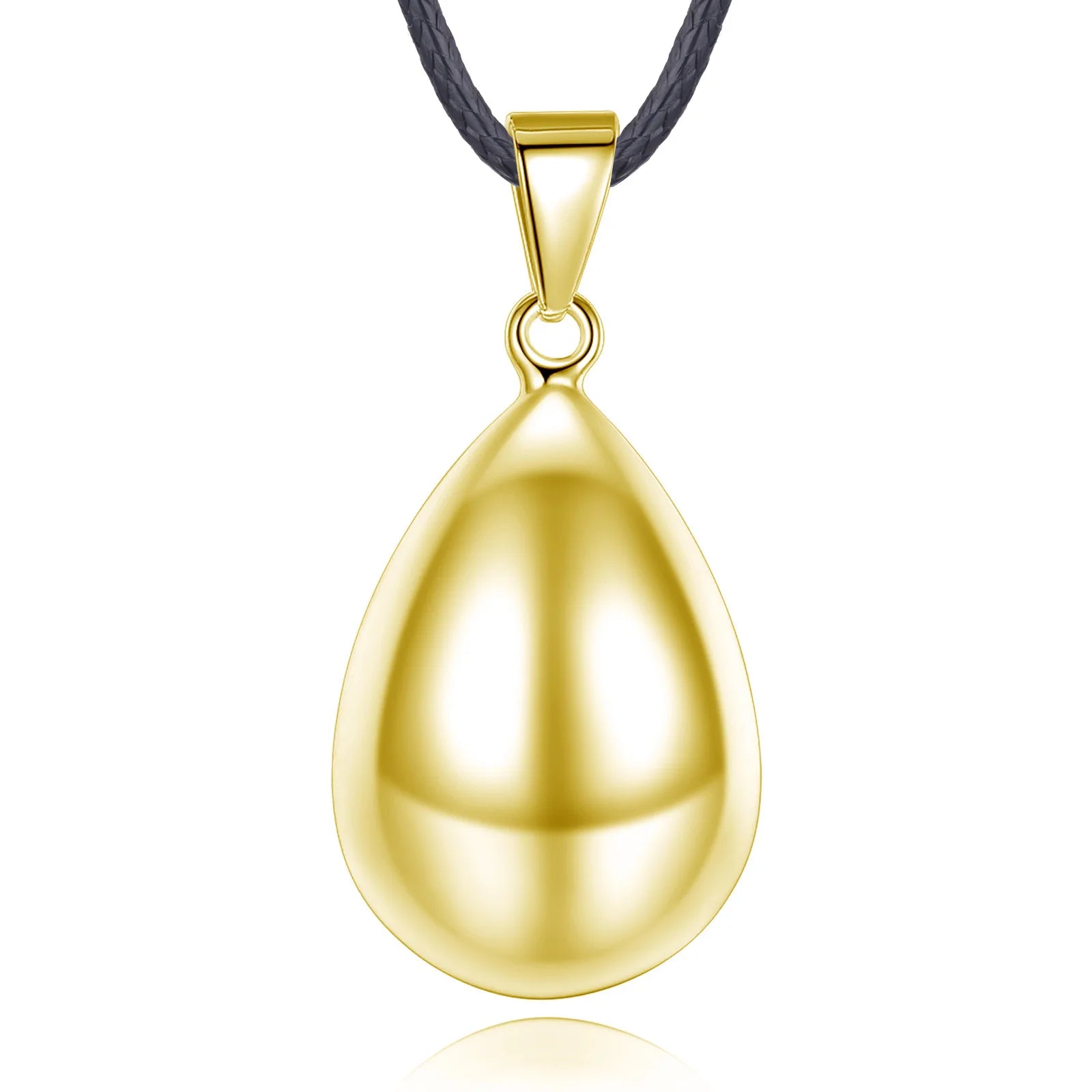 Lot de 5 boules d'harmonie Eudora en forme de goutte d'eau, pendentif de grossesse en métal cuivré, appelant les anges