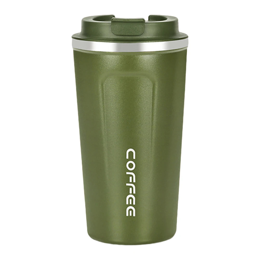 350ml/500ml Stainless Steel Coffee Cup Travel Thermal Mug Leak-Proof Thermos Bottle Tea Coffee Mug Vacuum Flask Insulated Cups