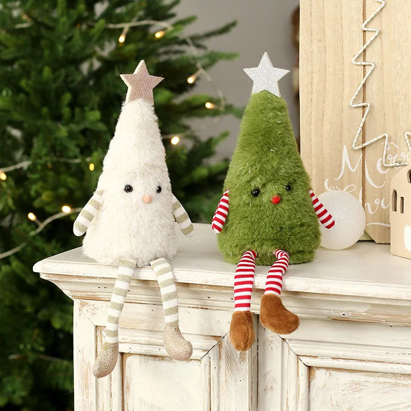 Christmas Decoration Long Legs Christmas Tree Doll Christmas Children Gift Hotel Mall Window Decoration Christmas Plush Ornament