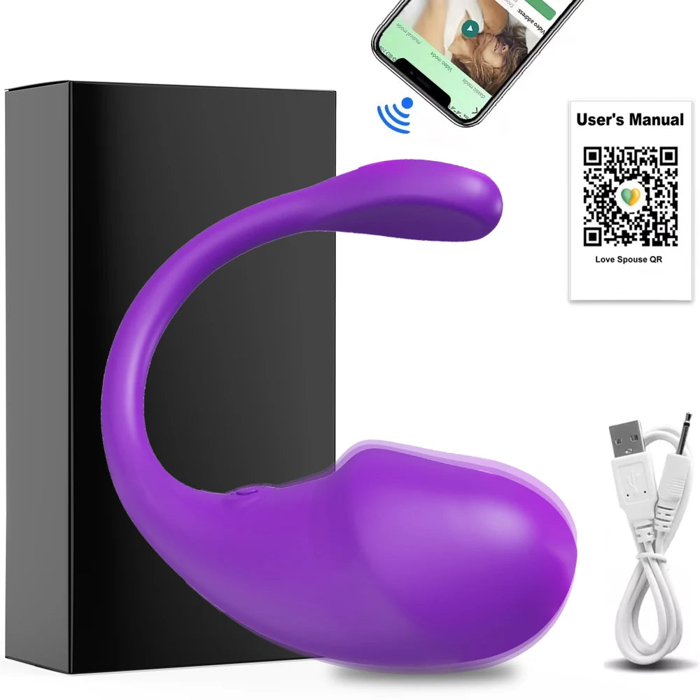 Wireless Bluetooth G Spot Vibrator for Women Dildo APP Remote Control Wear Vibrating Egg Clit Female Panties Sex Toys for Adults - Madeinsea©