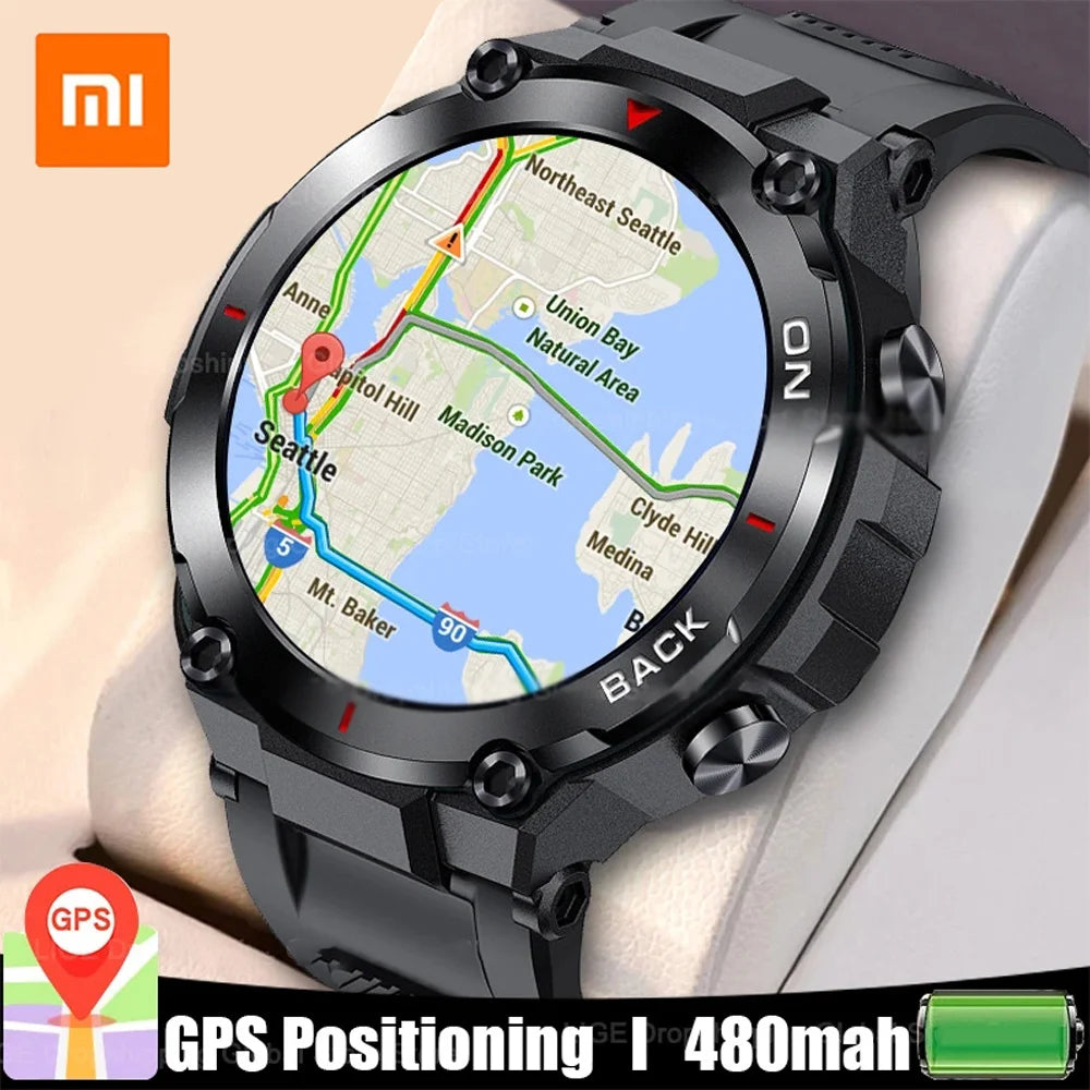 Xiaomi Mijia GPS Smart Watch Sport Fitness Bracelet Call Remind Health Monitor Heart Rate Smartwatch for Men Android IOS Watch - Madeinsea©