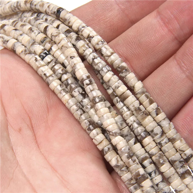 New Arrival Pink Stone Bead Natural Rose Quartzs Jades Jaspers Rondelle Shape Loose Beads For Jewelry Making  Accessories 2x4mm