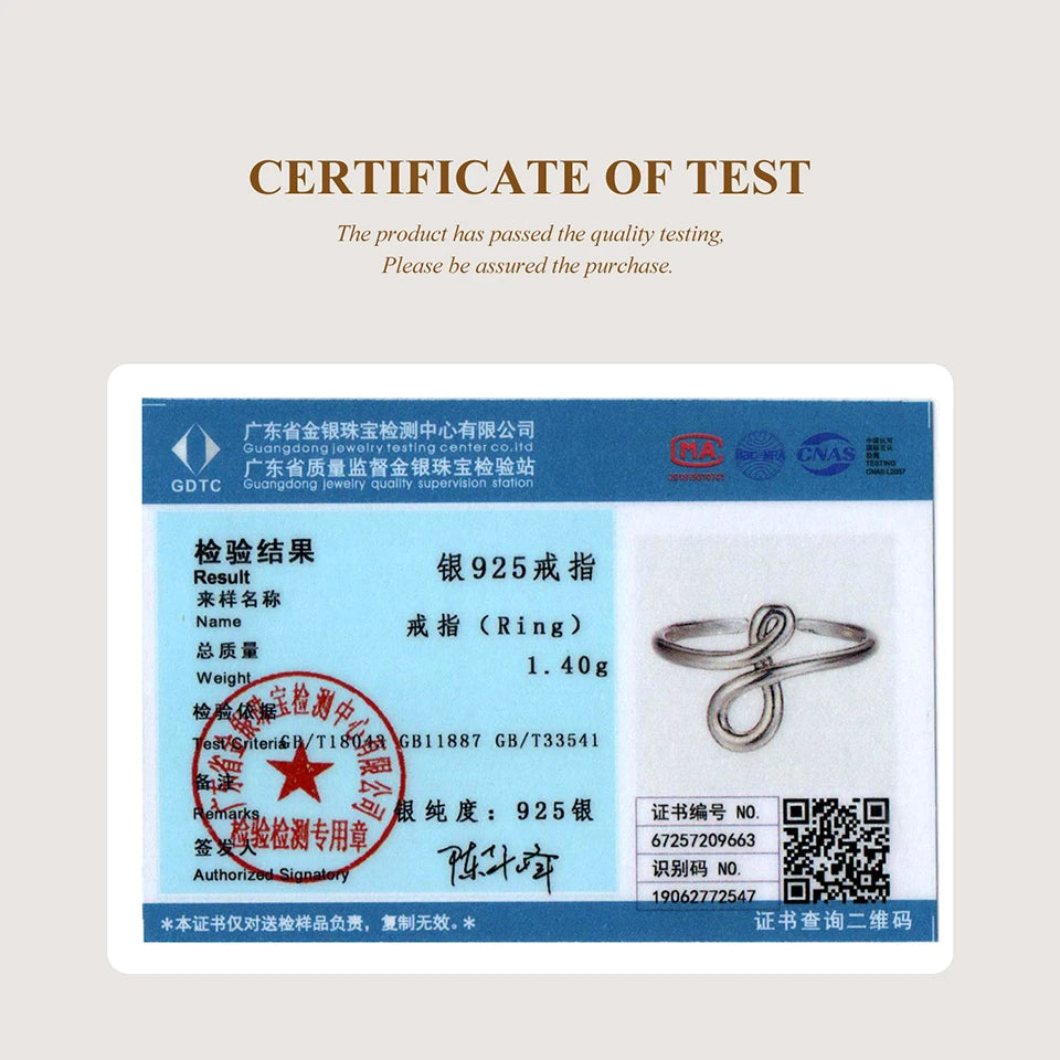 BAMOER 925 Sterling Silber Unendlicher, eleganter offener Ring, Verdrehter Liebesring für Frauen und Mädchen, minimalistisches Schmuckgeschenk zum Geburtstag oder Date