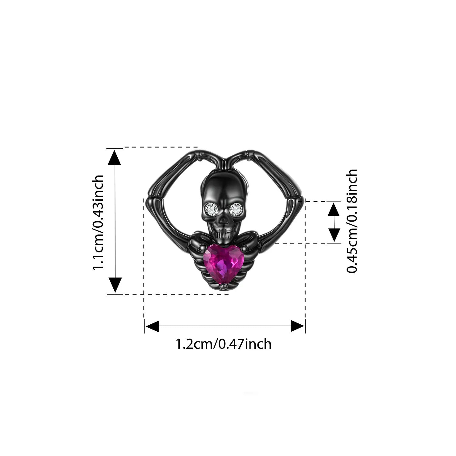 WOSTU 925 Sterling Silver Halloween Charm Skull/Pumpkin/Magic/Ghost Pendant Original Fit for Women  Bracelet DIY Fine Jewelry