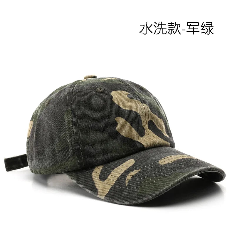 Unisex Baseball Cap Solid-color Light-coated Camouflage Sun Protection Shading Baseball Cap Engaged In Outdoor Sports Fashion