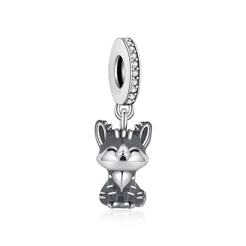 Original 925 Sterling Silver Charms Love Pets Dog Cat Paw Print Pendant Beads Fit Brand Bracelets Necklaces Women DIY Jewelry - Madeinsea©