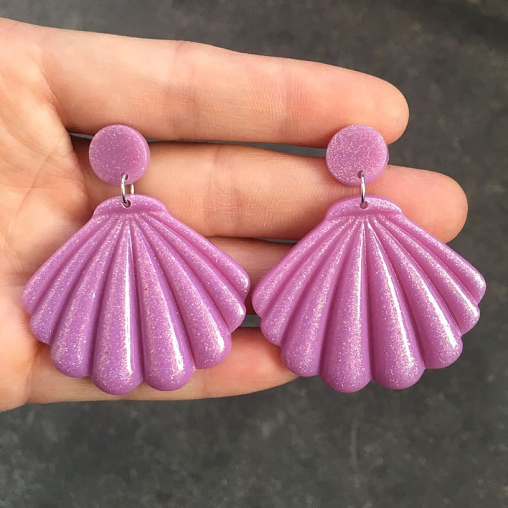 Acrylic Shell Earrings