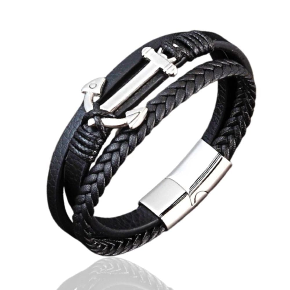 anchor-bracelets-genuine-leather