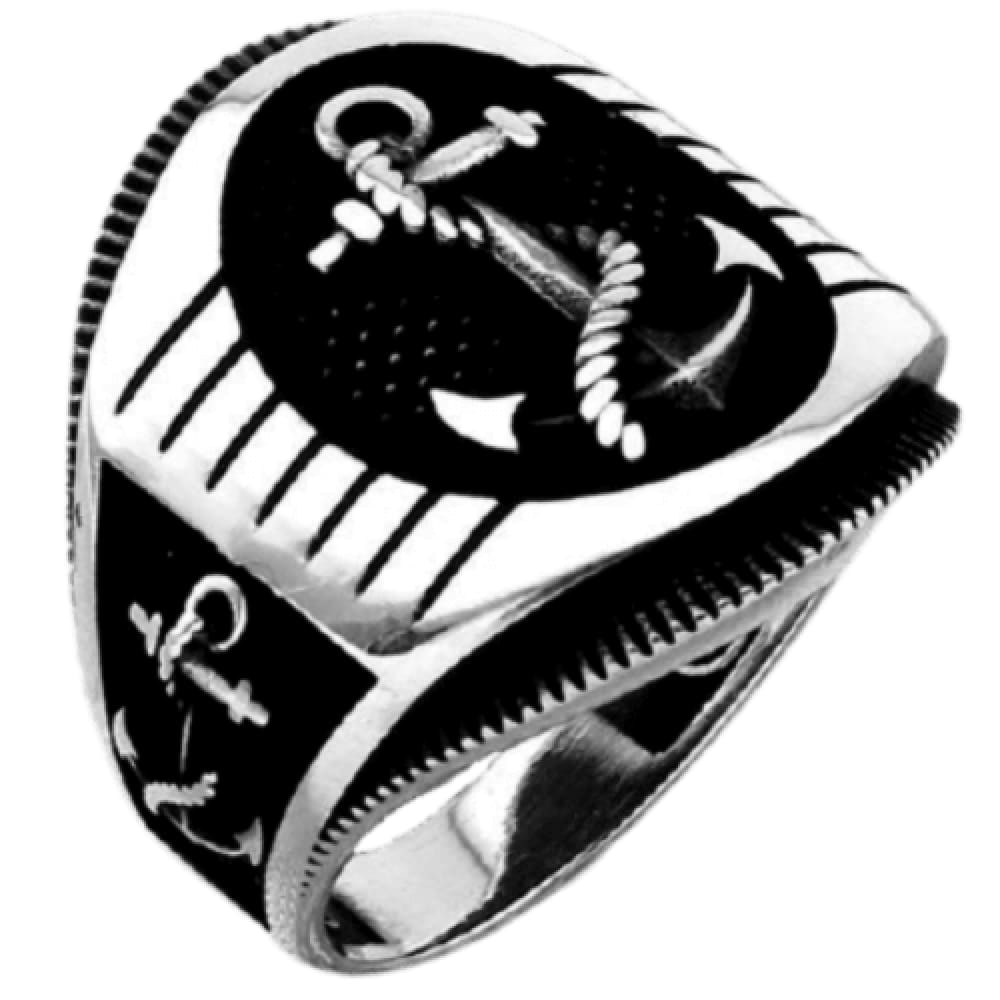 commander-925-sterling-silver-anchor-ring
