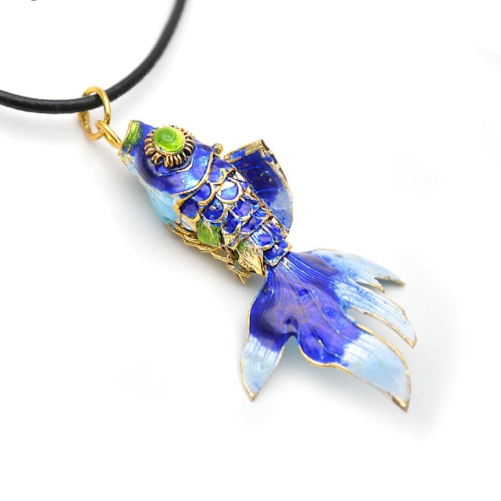 Articulated Fish Necklace