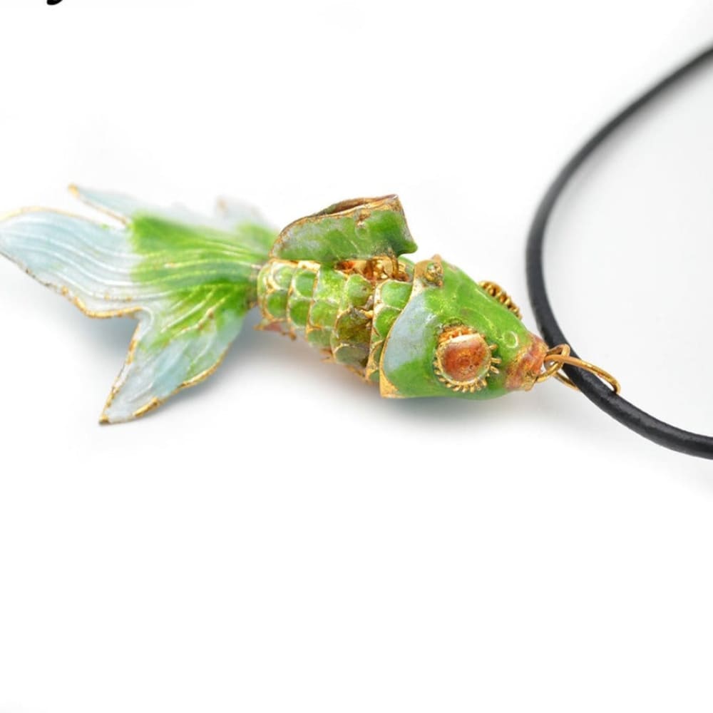 Articulated Fish Necklace