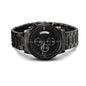 Personalized Black Chronograph Watch with Custom Engraving - Madeinsea©