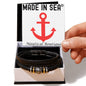 Personalized Nautical Bracelet with Custom Message Card - Madeinsea©