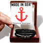 Personalized Nautical Bracelet with Custom Message Card - Madeinsea©