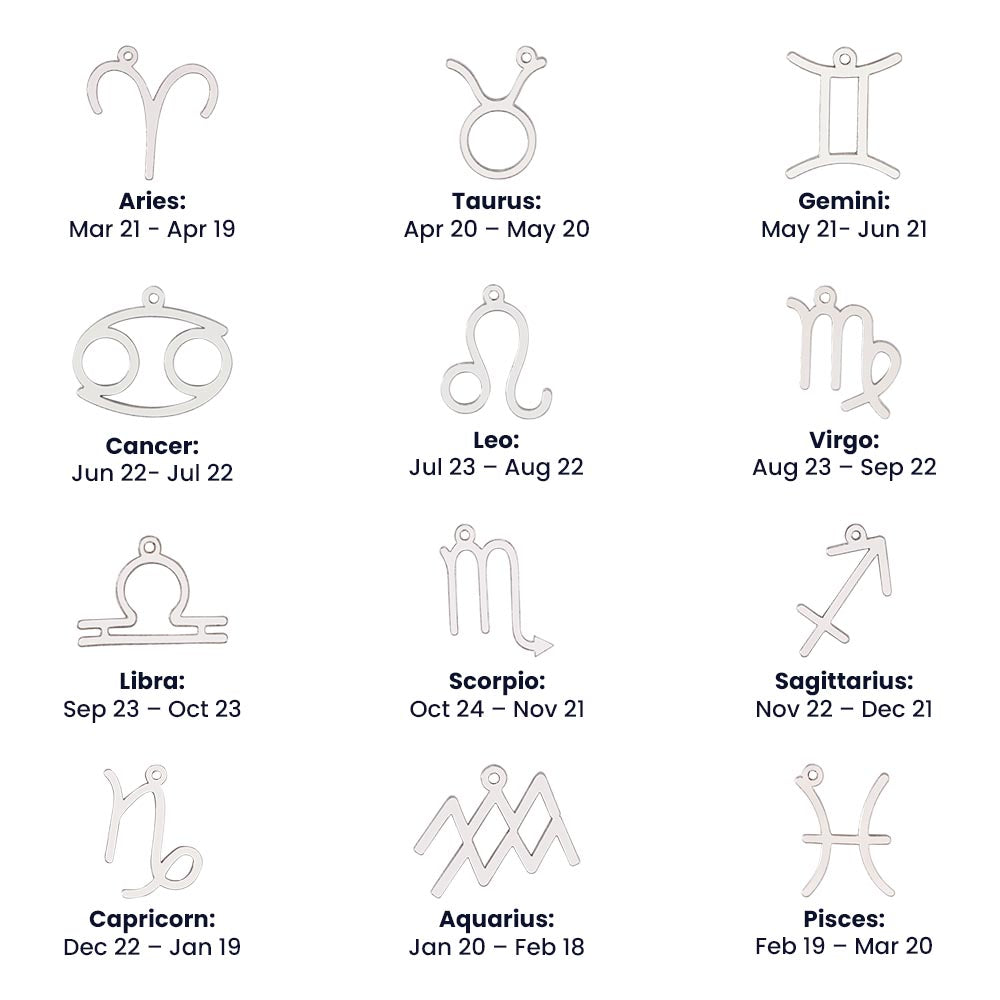 MadeInSea Zodiac Symbol Pendant Necklace