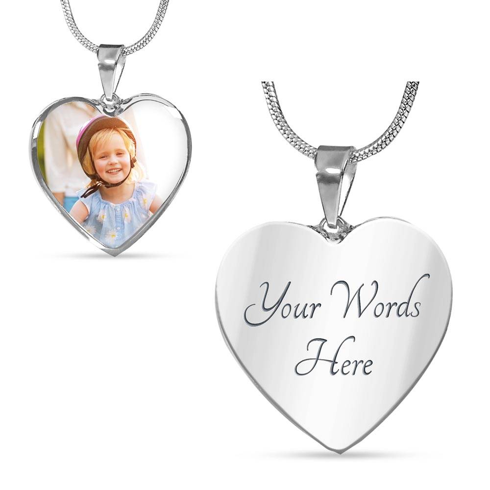 Personalized Heart Pendant by MadeInSea