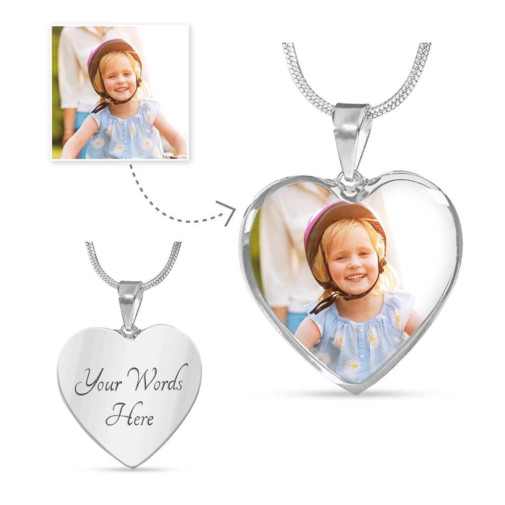 Personalized Heart Pendant by MadeInSea