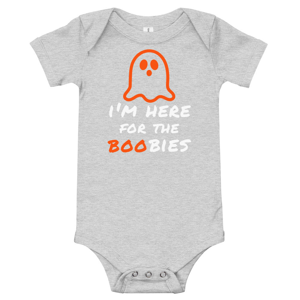I'm Here For the Boobies,I'm Here For the Boobies Funny Baby Halloween One Piece ,1st Halloween One Piece, Funny Baby Halloween Tee - Madeinsea©
