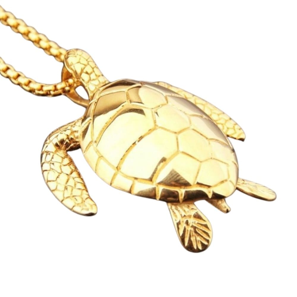 Big Sea Turtle Necklace