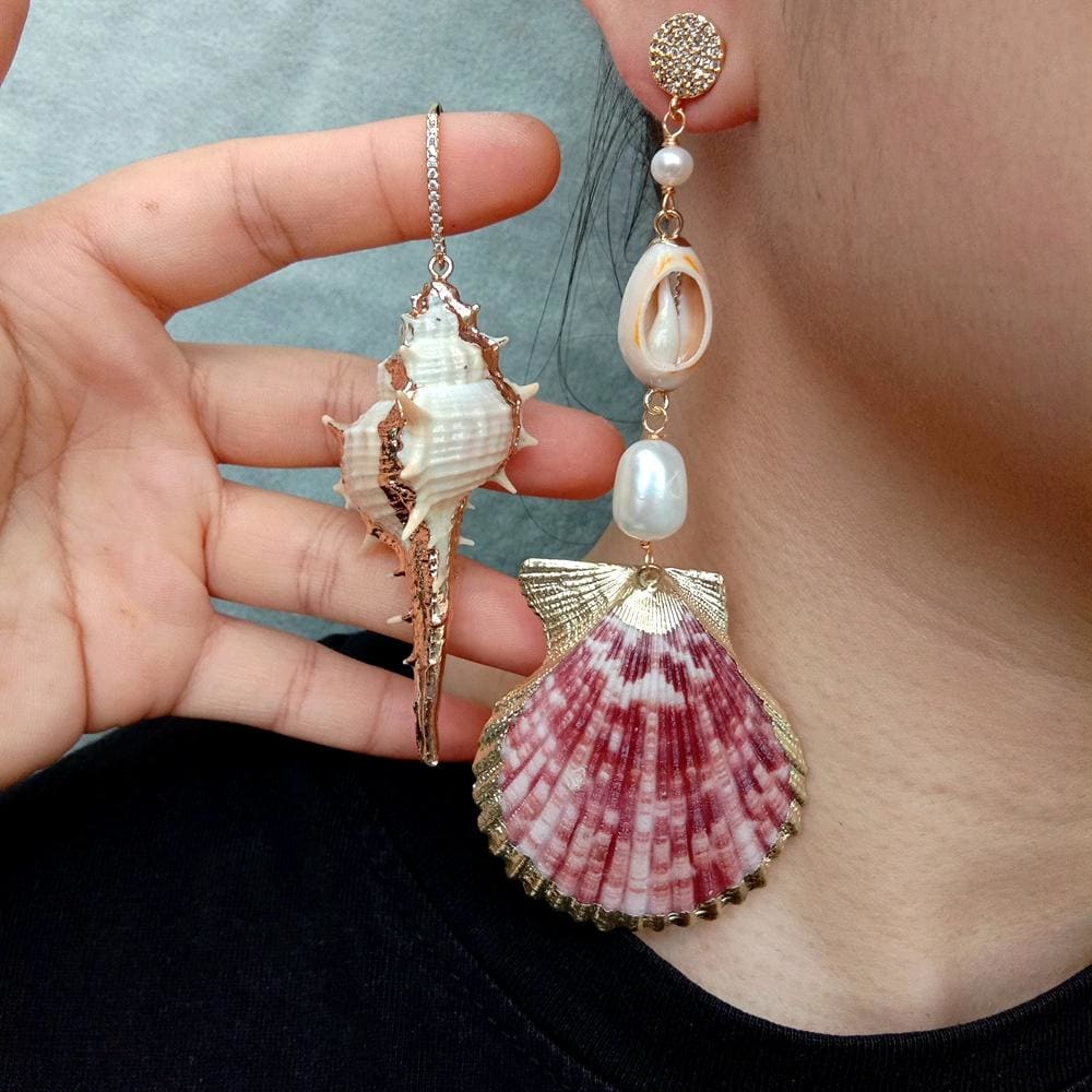 Big Shell Earrings