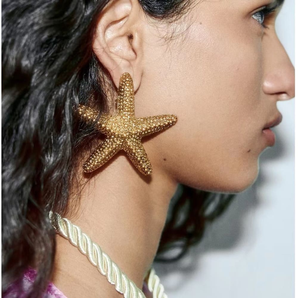 Big Starfish Earrings