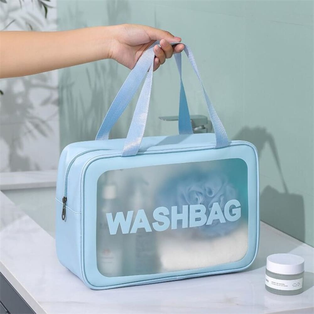 Blue Small Waterproof Beach Bag