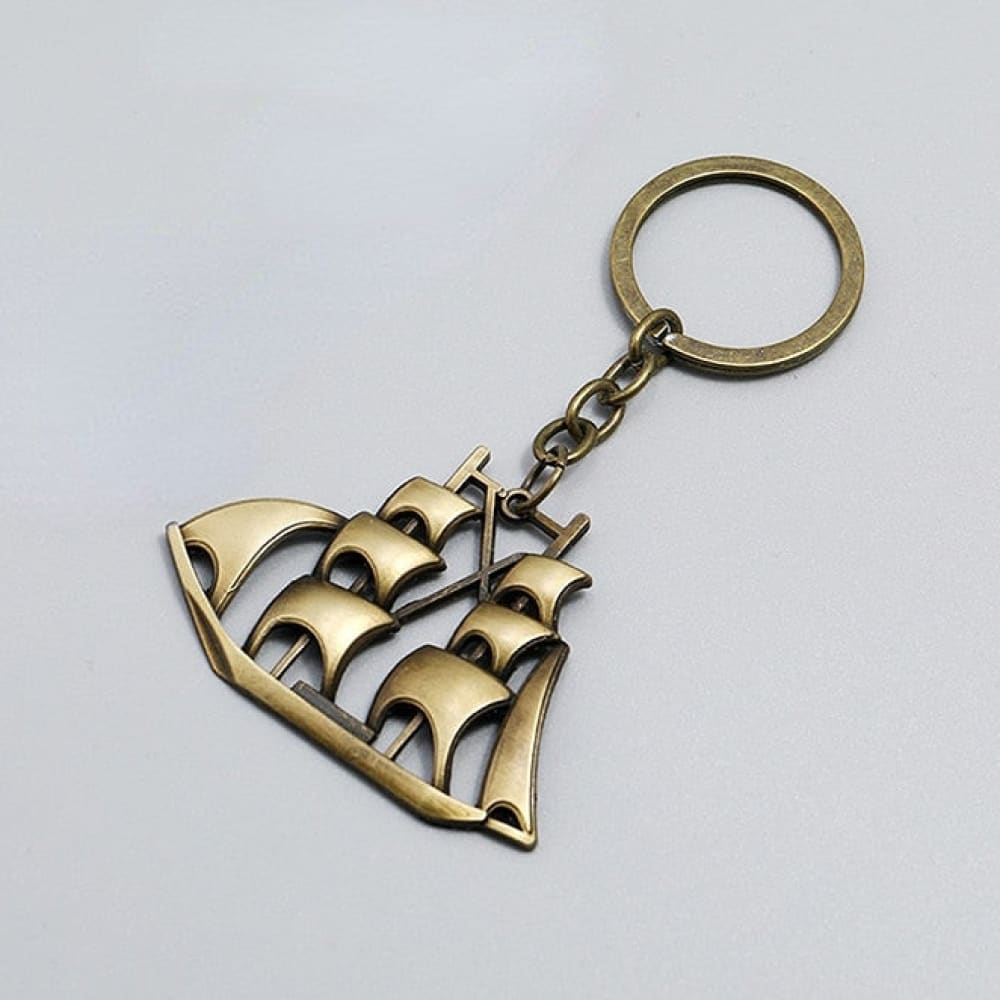 Model Boat Keychain Madeinsea© - Boat-Shaped Keychain