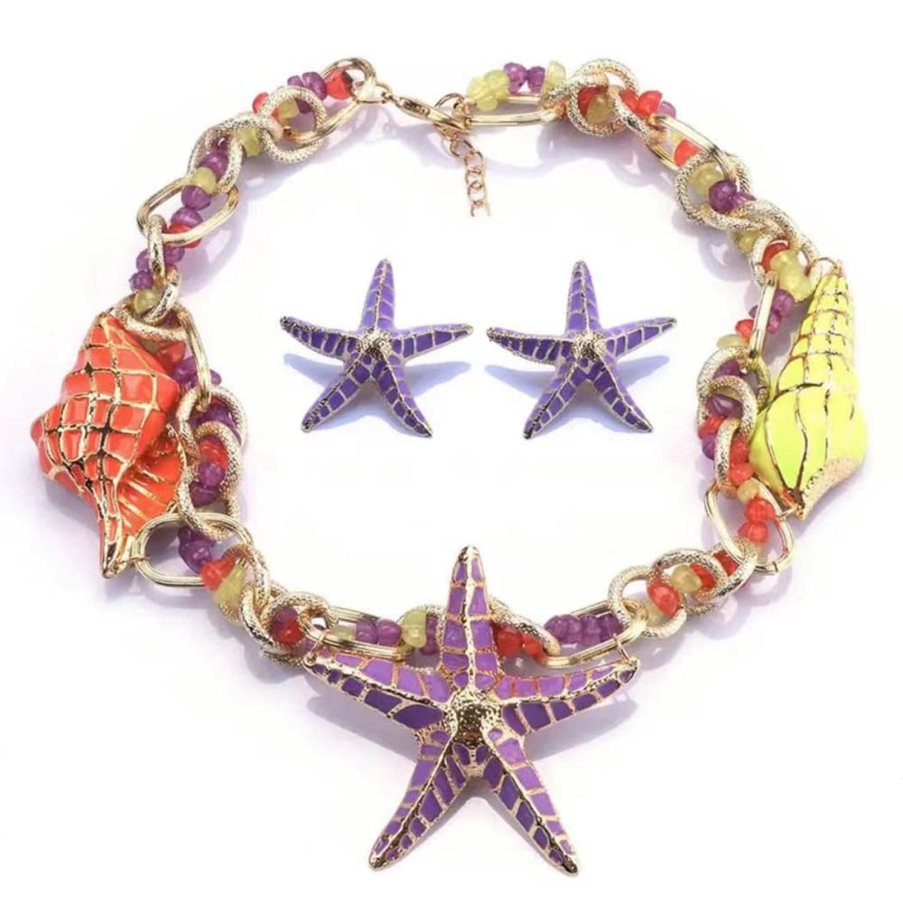 Bohemian Starfish Necklace