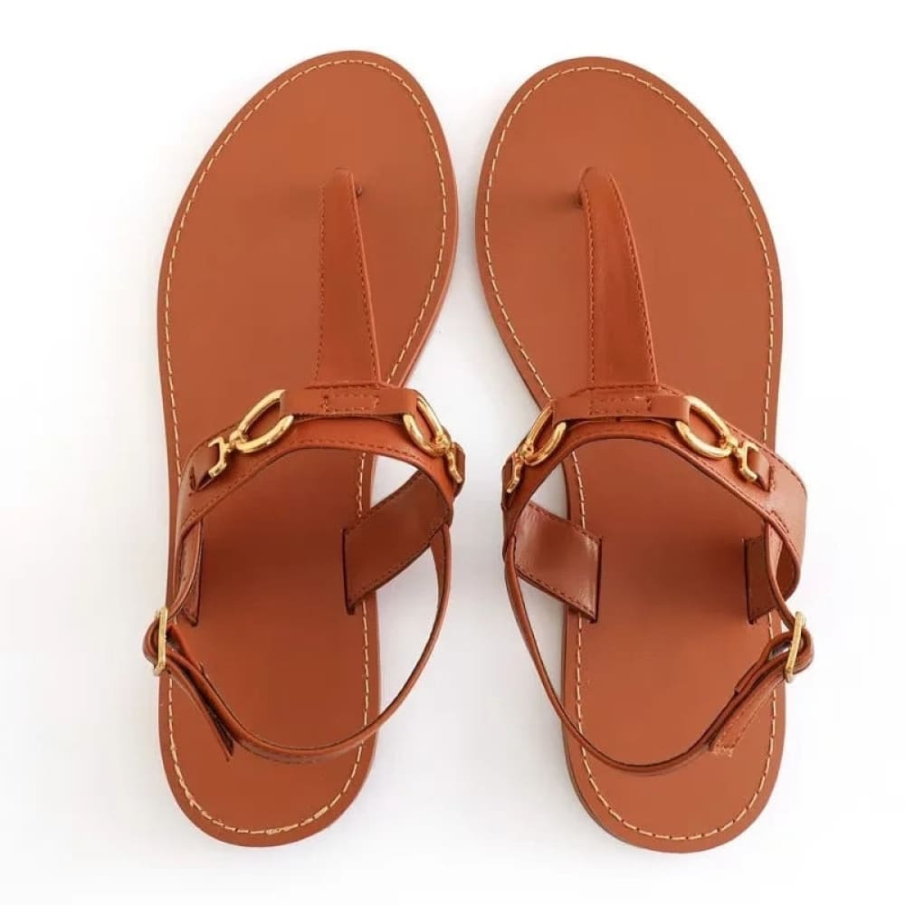 Brown Beach Sandals
