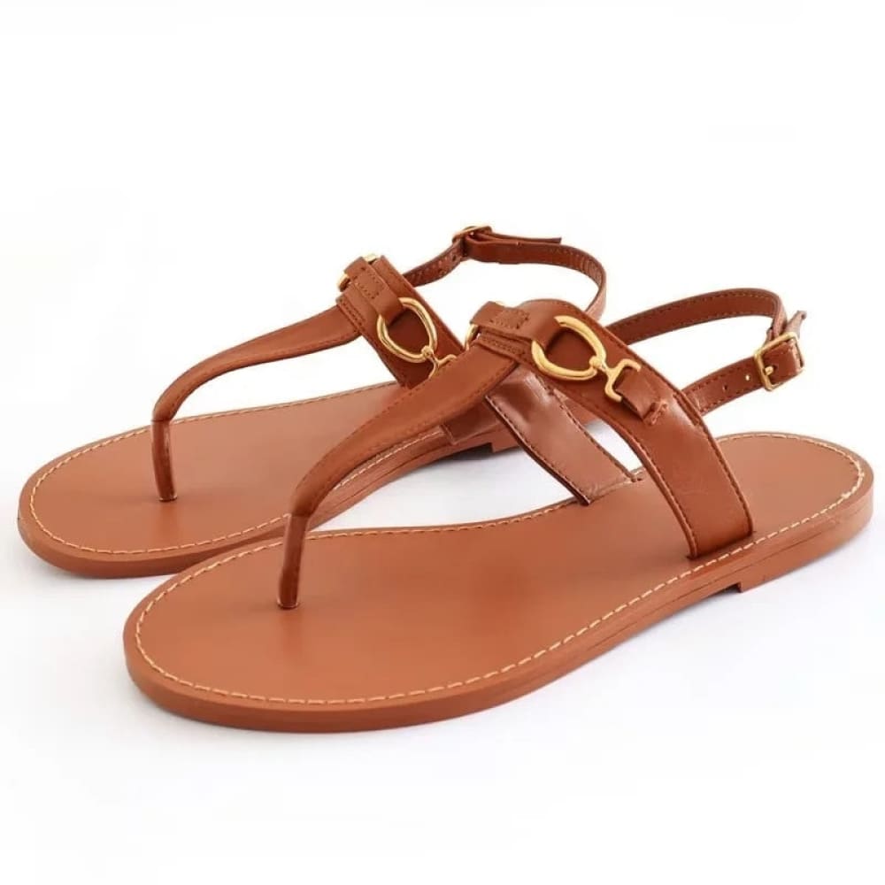 Brown Beach Sandals