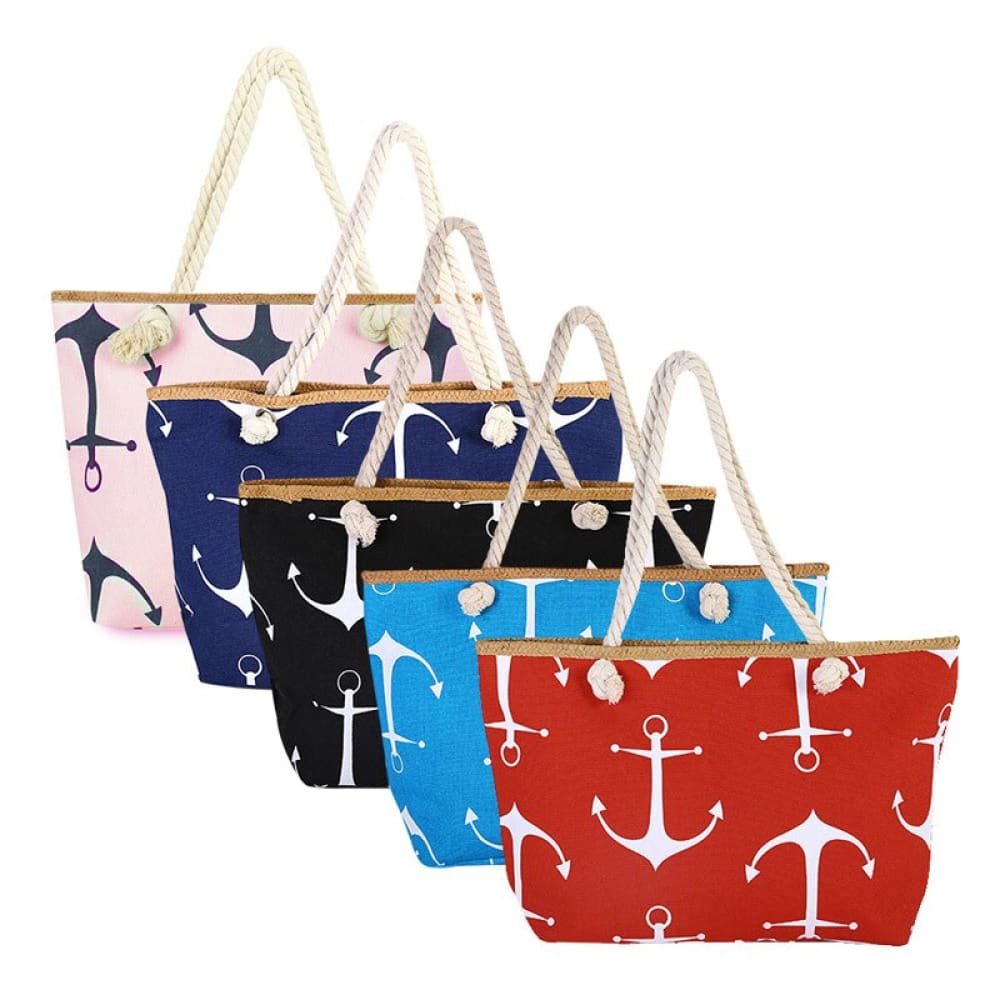 Canvas Nautical Tote Bag
