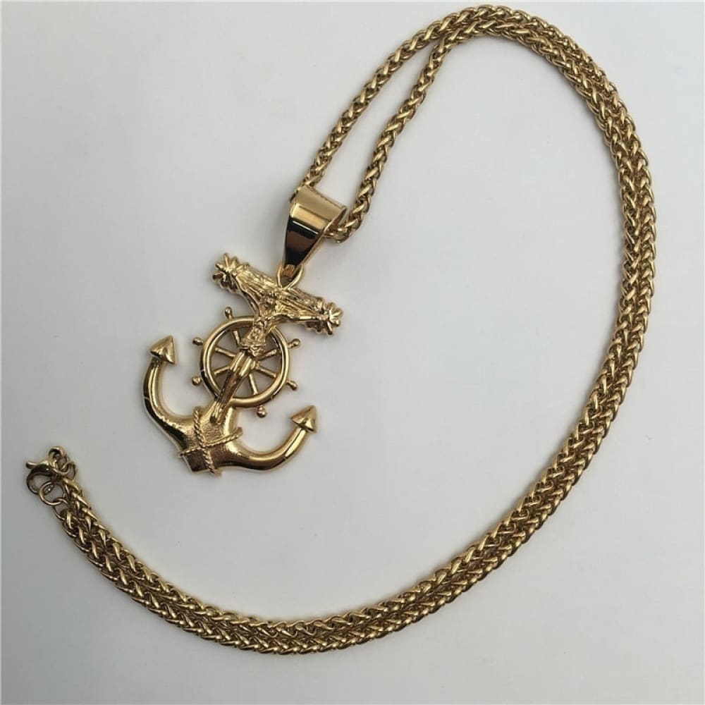 Christian Anchor Necklace