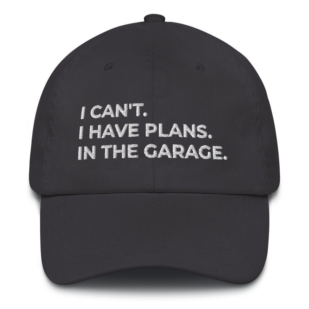 Car Mechanic Hat, Car Engineer Cap, I Cant I Have Plans In The Garage, Funny Mechanic Gift, Proud Mechanic, Auto Mechanic Gift, Mechanic Cap - Madeinsea©