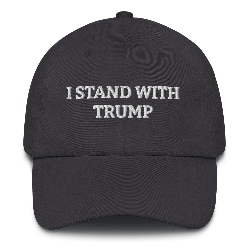 Ich stehe mit Trump-Mütze, Free Trump Dad Hat, Pro America Cap, Republikaner-Mützen, Republikaner-Geschenke, Konservative Mütze, FJB Baseball-Mütze