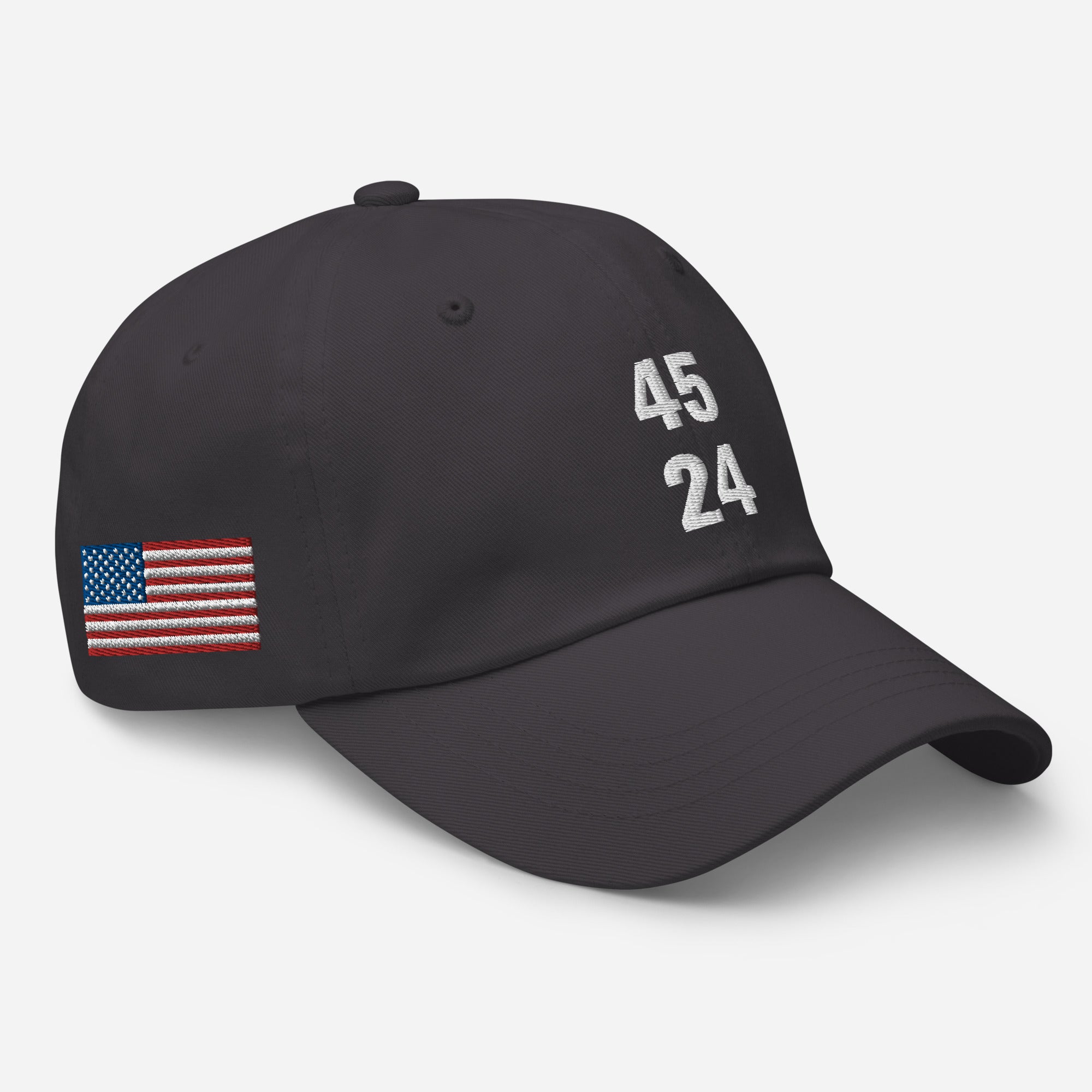 45 24 Trump 2024 Dad Hat, 45 MAGA Mütze, 45 Trump Cap, 45 Dad Cap, 45 rote Donald Trump Cap, Republikaner Mützen, Amerikanische Flagge Mütze