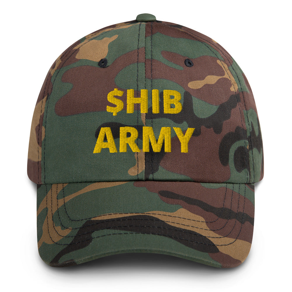 Shib Army Hat, Shiba Inu Coin, Shiba Inu Hat, Shiba Inu Token, Shib Coin Hat, Shiba Coin, Shiba Inu Token Dad hat, Shiba Inu Crypto, Crypto - Madeinsea©