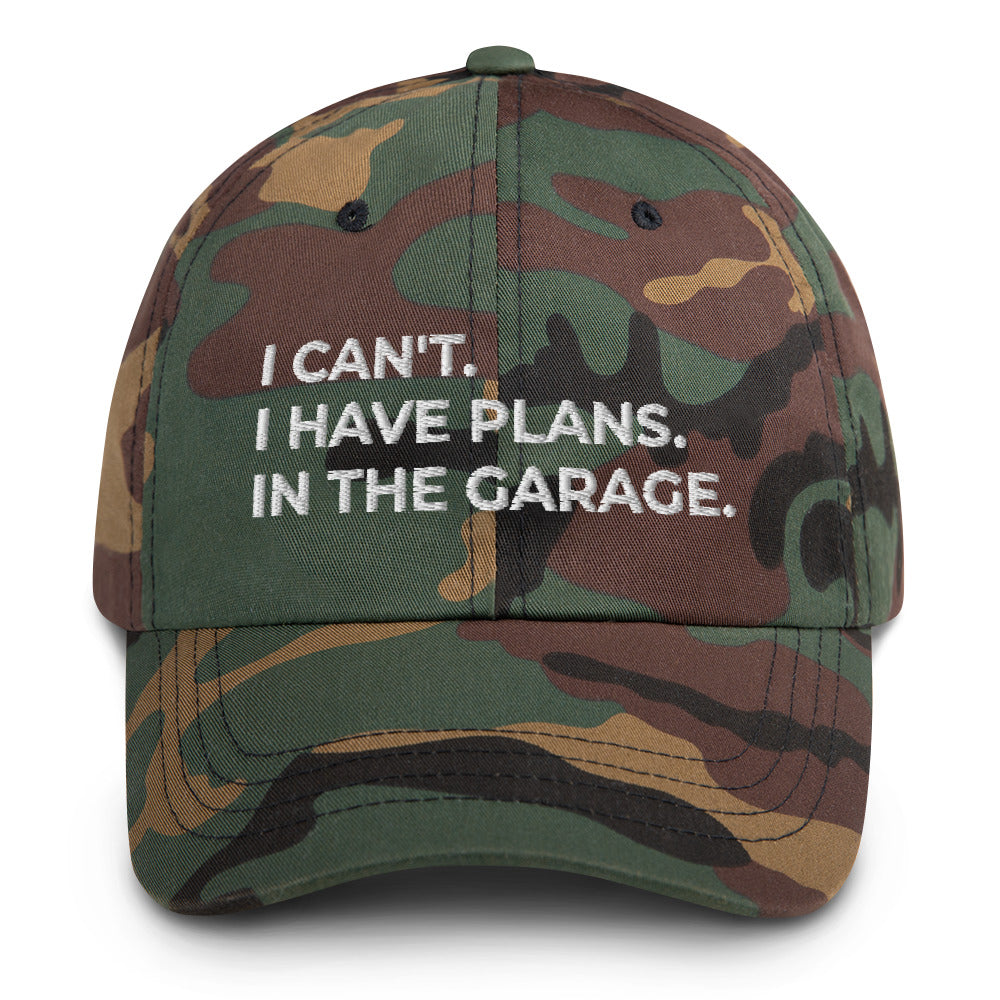 Car Mechanic Hat, Car Engineer Cap, I Cant I Have Plans In The Garage, Funny Mechanic Gift, Proud Mechanic, Auto Mechanic Gift, Mechanic Cap - Madeinsea©