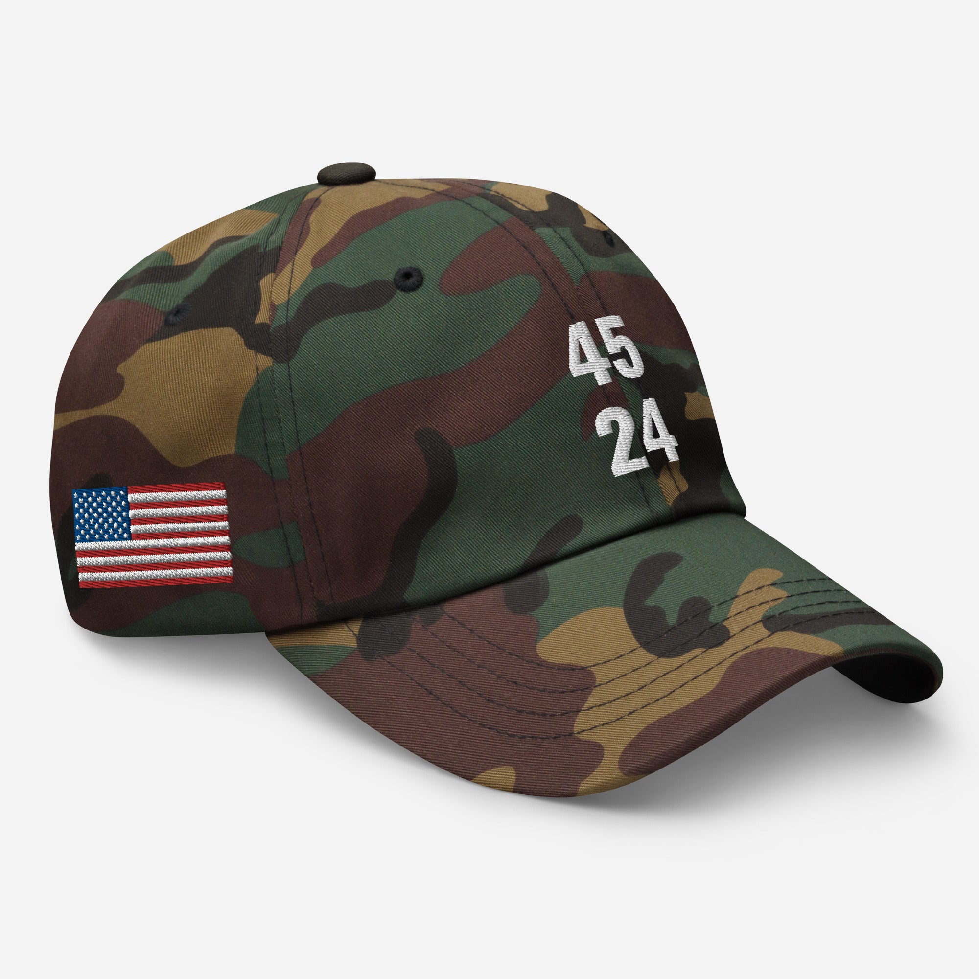 45 24 Trump 2024 Dad Hat, 45 MAGA Mütze, 45 Trump Cap, 45 Dad Cap, 45 rote Donald Trump Cap, Republikaner Mützen, Amerikanische Flagge Mütze