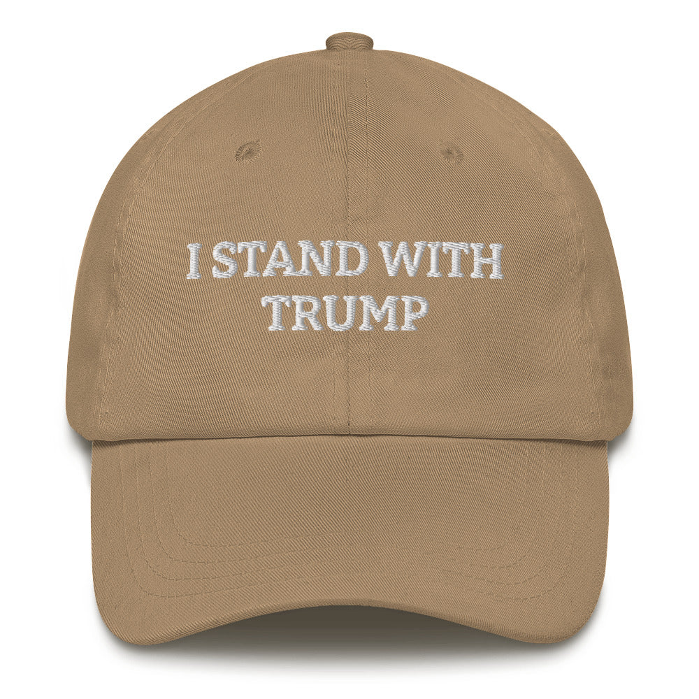 Ich stehe mit Trump-Mütze, Free Trump Dad Hat, Pro America Cap, Republikaner-Mützen, Republikaner-Geschenke, Konservative Mütze, FJB Baseball-Mütze