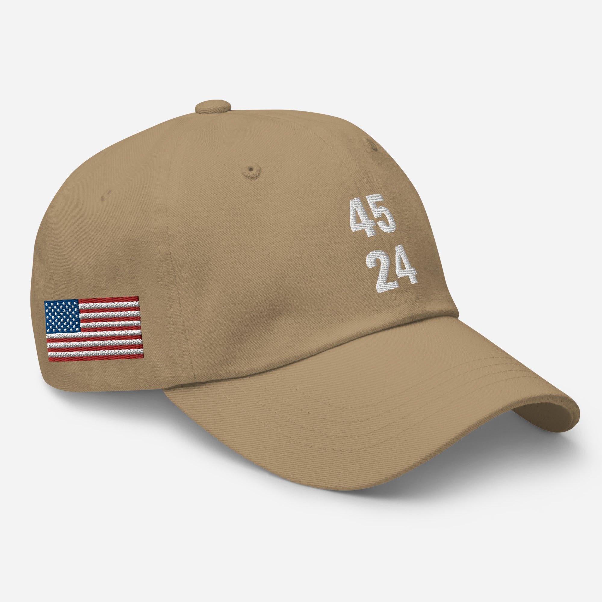 45 24 Trump 2024 Dad Hat, 45 MAGA Mütze, 45 Trump Cap, 45 Dad Cap, 45 rote Donald Trump Cap, Republikaner Mützen, Amerikanische Flagge Mütze
