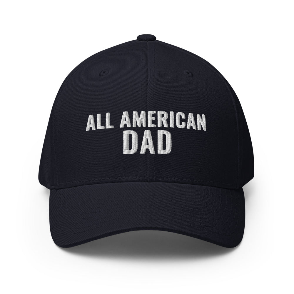 All American Dad 4th of July Hat Fathers Day Men Daddy Dad Hat - Madeinsea©