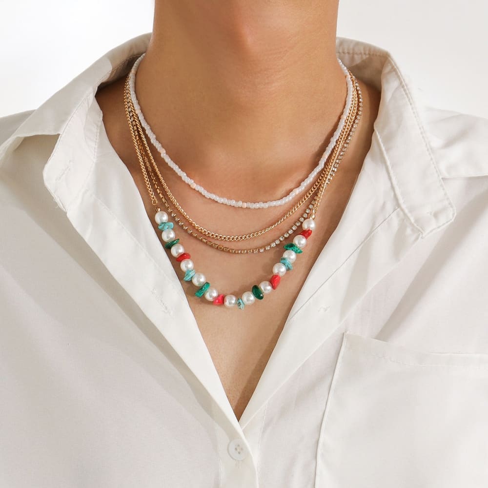 Colorful Bead Surf Necklace