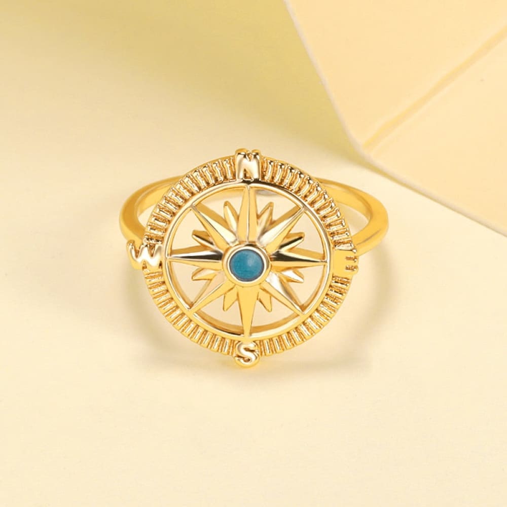 Madeinsea© - Compass Engagement Ring