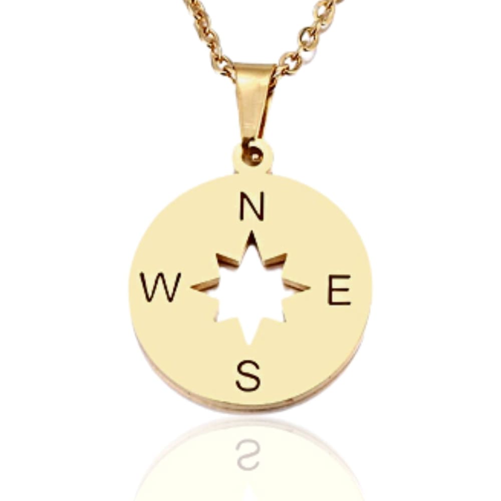 Compass Medallion Necklace