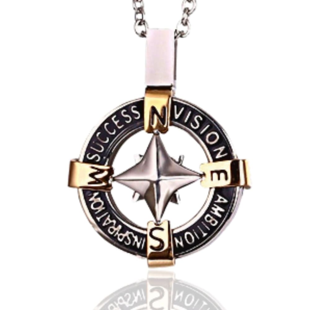 compass-necklace-sterling-silver