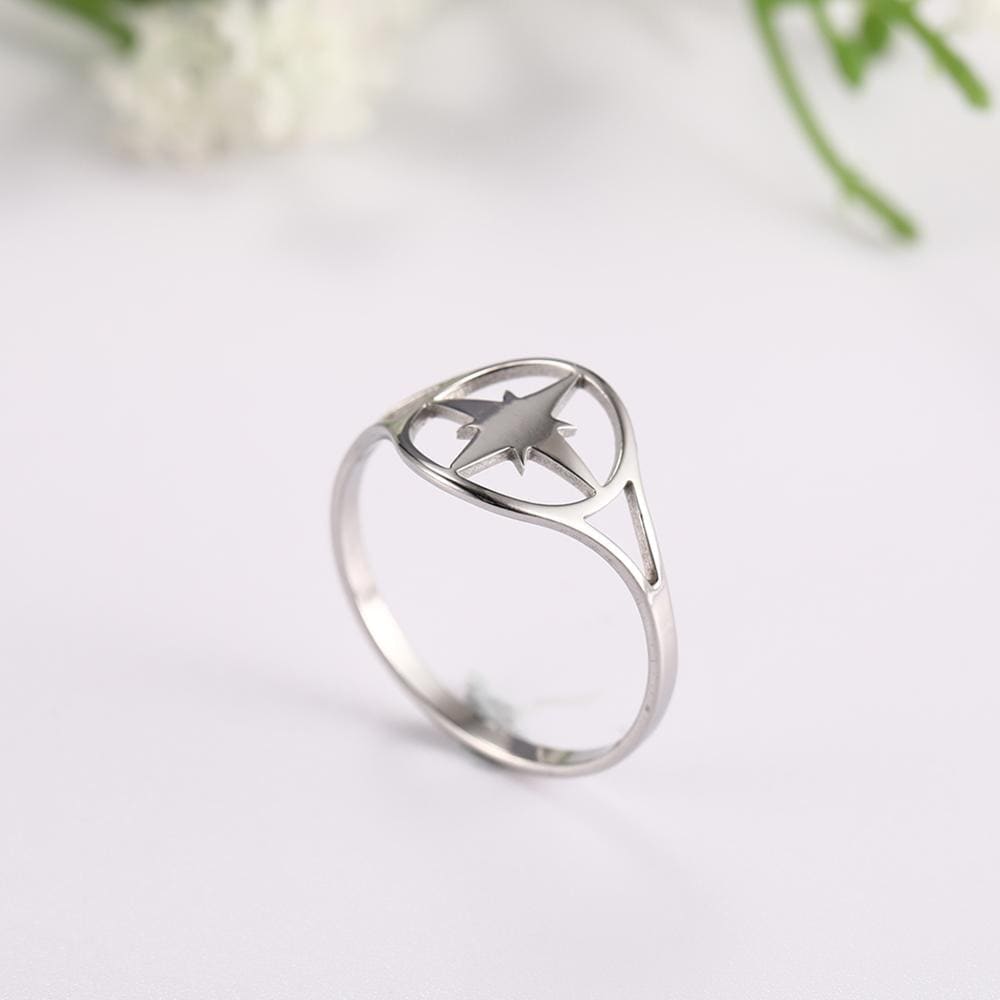 Madeinsea© - Compass Ring Womens