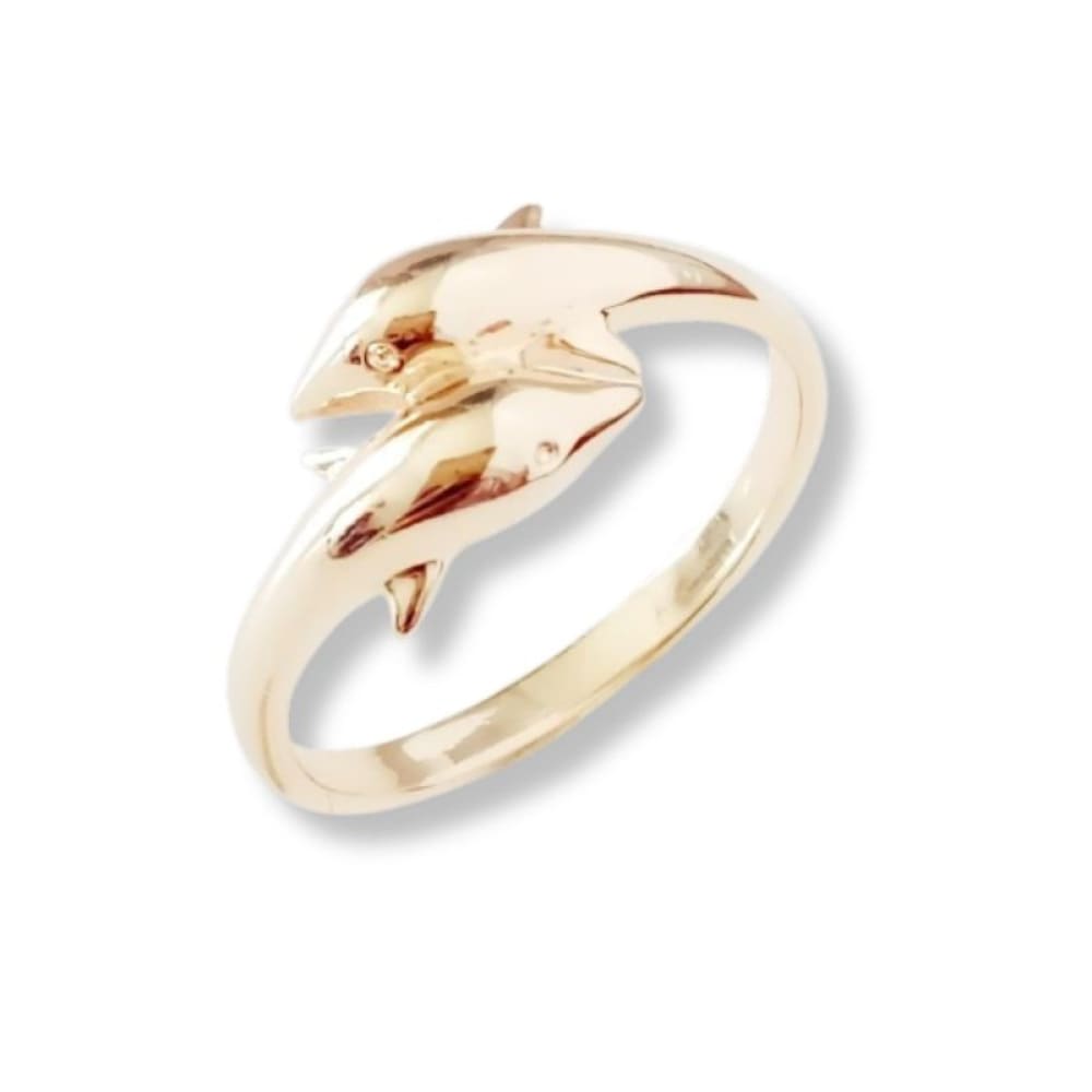Couple Gold Dolphin Ring