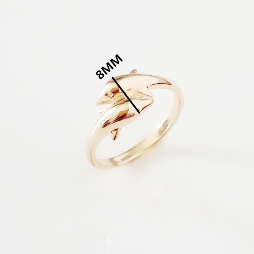 Couple Gold Dolphin Ring
